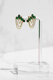 ATHENA EARRINGS- EMERALD