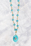 AMULET NECKLACE- TURQUOISE