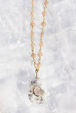 AMULET NECKLACE- DENDRITIC OPAL