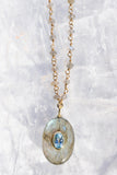 AMULET NECKLACE- LABRADORITE