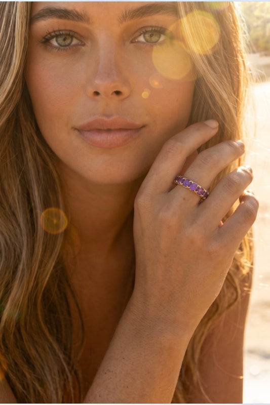 ALCHEMY COLOR CHANGING RING- LAVENDER