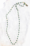 MALACHITE MAY BIRTHSTONE NECKLACE