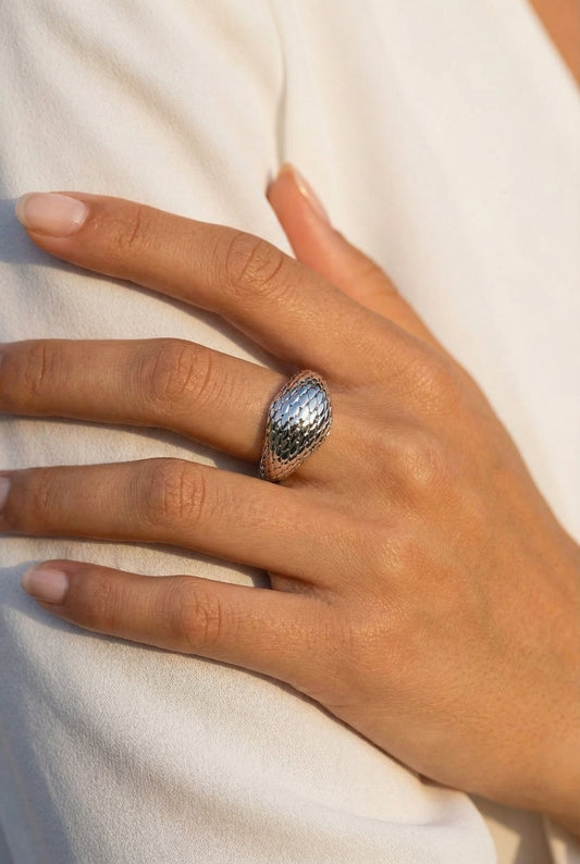 BALI RING- STERLING SILVER