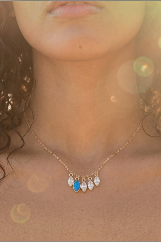 BELLA TURQUOISE OPAL NECKLACE