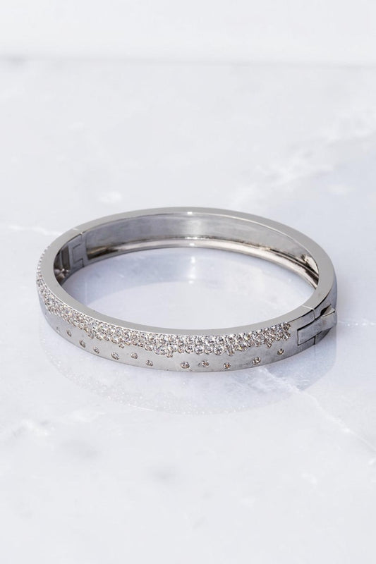 CHAMPAGNE FIZZ BANGLE- STERLING SILVER