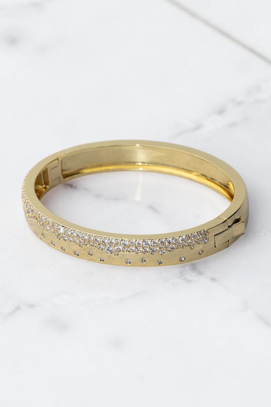 CHAMPAGNE FIZZ BANGLE- GOLD