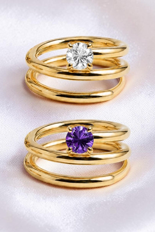 MANIFESTATION COLOR CHANGING RING- LAVENDER