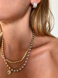 SOLAR NECKLACE- 14K GOLD VERMEIL