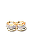 DOUBLE DONUT HUGGIES- 14K GOLD VERMEIL