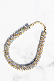 EMPRESS COLLAR NECKLACE- 14K GOLD VERMEIL