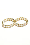 ELLIPSE HOOPS- 14K GOLD VERMEIL