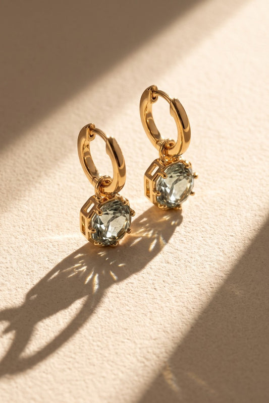 FOUNDRY ALEXANDRITE + GOLD HUGGIES
