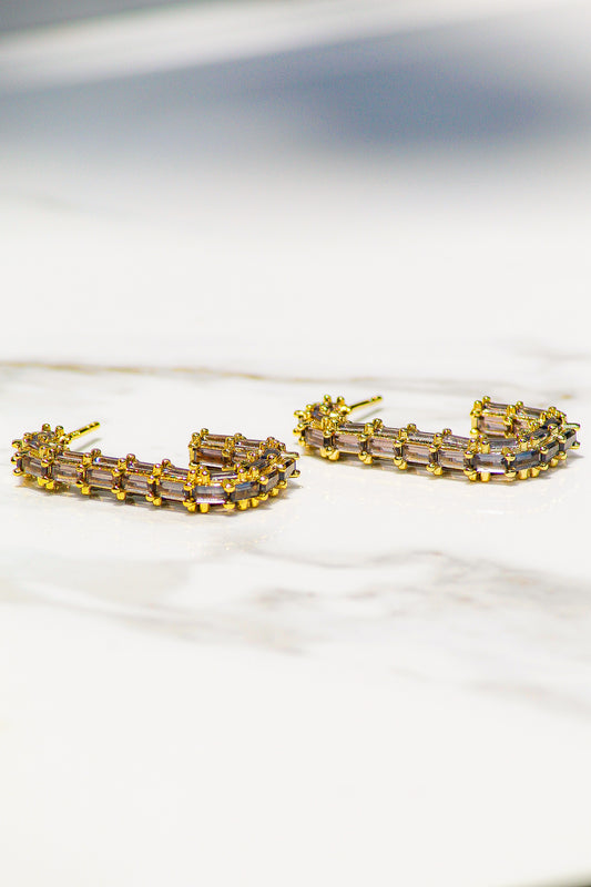 GLAM HOOPS- ALEXANDRITE