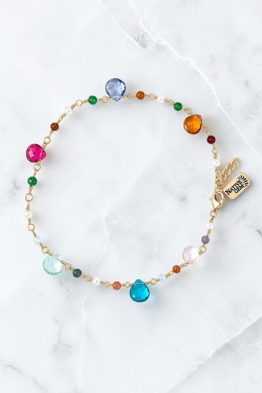 GUMDROP ANKLET- RAINBOW