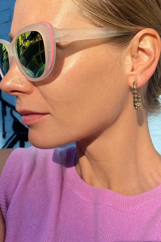 GLAM HOOPS- ALEXANDRITE