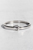 HIPSTER BELT BUCKLE BANGLE- SILVER PLATED