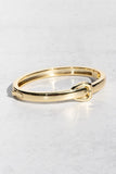 HIPSTER BELT BUCKLE BANGLE- GOLD PLATED