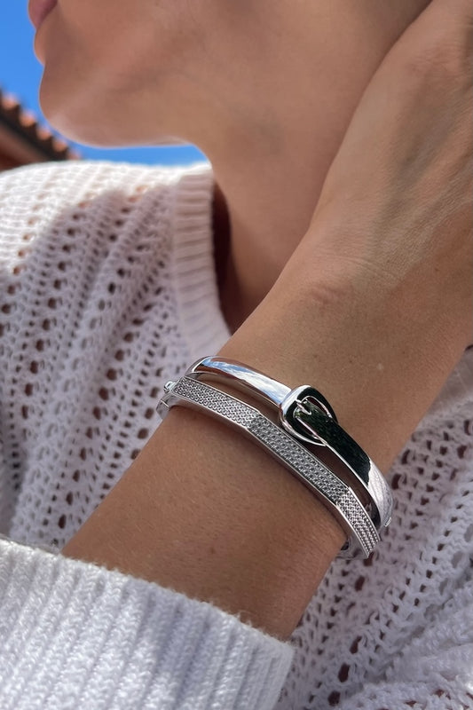 OCTAVIA BANGLE- STERLING SILVER