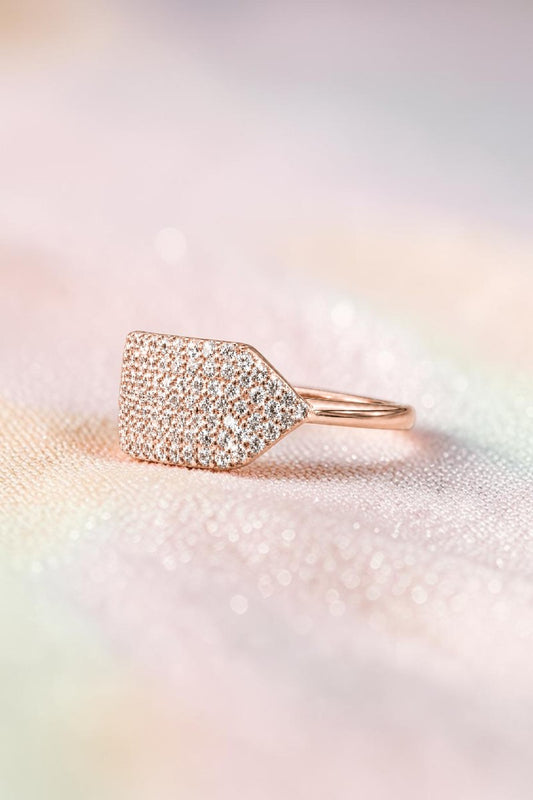 ID RING- 14K ROSE VERMEIL