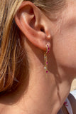 ORION EARRINGS- RUBY