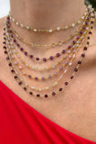 AMETHYST FEBRUARY BIRTHSTONE NECKLACE