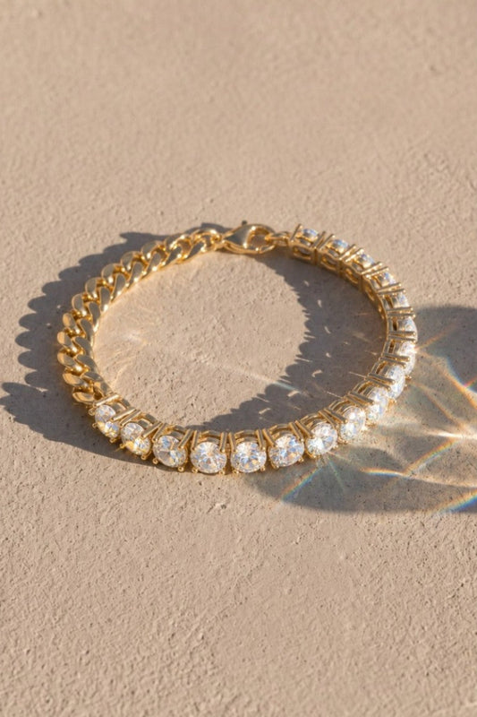 IT GIRL BRACELET- DIAMOND + GOLD