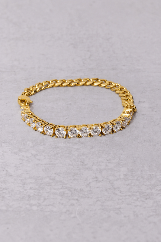 IT GIRL BRACELET- DIAMOND + GOLD