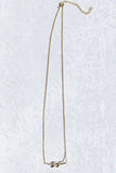 LOVE KNOT NECKLACE- 14K GOLD VERMEIL