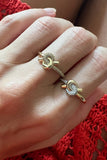 LOVE KNOT RING-14K GOLD VERMEIL