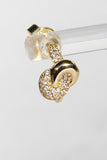 LOVE KNOT STUDS- 14K GOLD VERMEIL