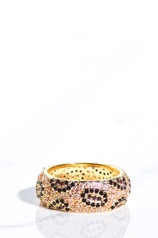 MINI BILLIONAIRE RING- LEOPARD