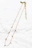 MOONDROPS SHORT NECKLACE- 14K GOLDFILL