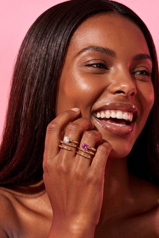 MANIFESTATION COLOR CHANGING RING- PINK