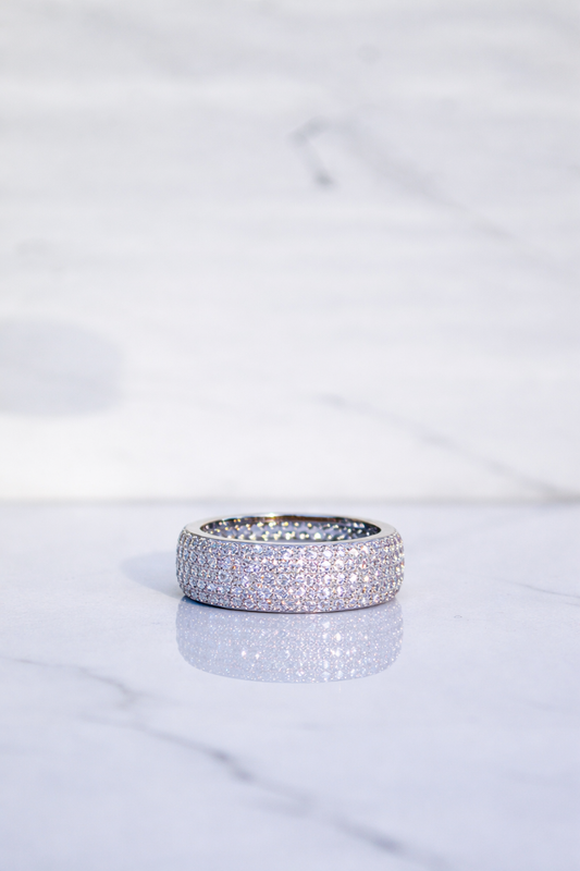 MINI BILLIONAIRE RING- STERLING SILVER