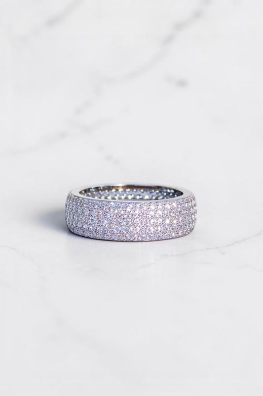 MINI BILLIONAIRE RING- STERLING SILVER