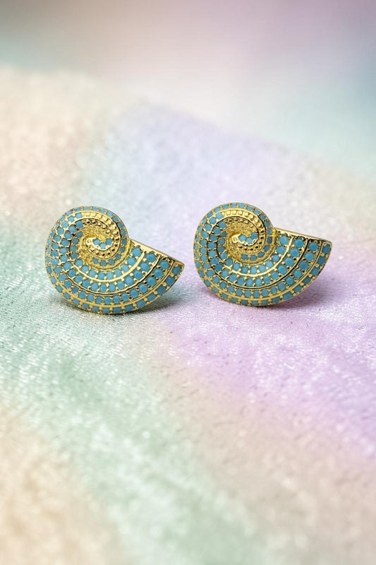 NAUTILUS SHELL EARRINGS
