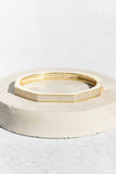 OCTAVIA BANGLE- 14K GOLD PLATE