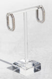 OCTAVIA HOOPS- STERLING SILVER