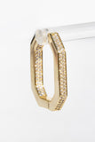 OCTAVIA HOOPS- 14K GOLD PLATE