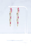 ORION EARRINGS- RUBY