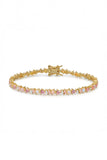 VIENNA MINI BRACELET- PINK OPAL