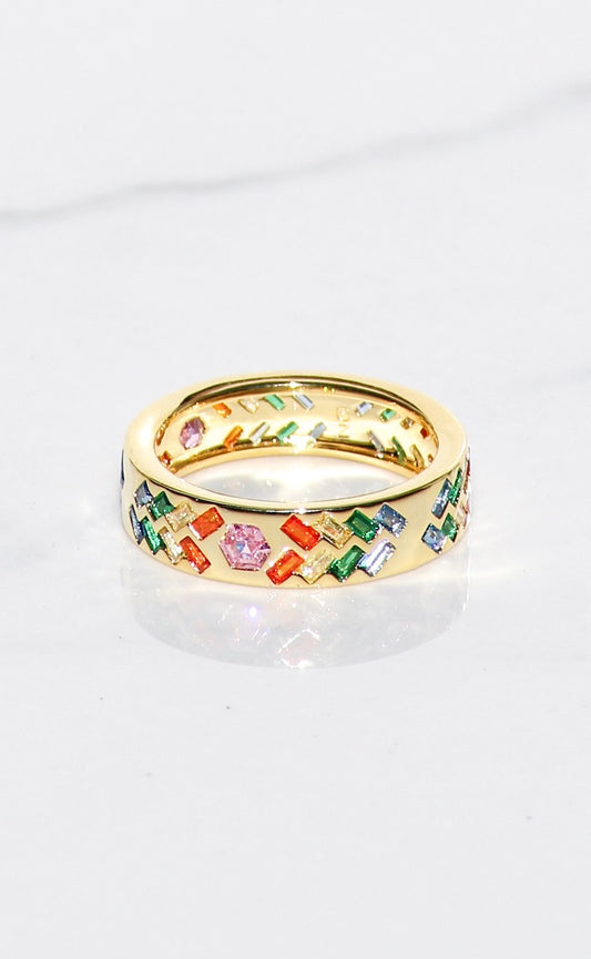 SUNBEAM RING- RAINBOW