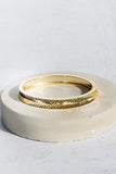SUNRAY BANGLE- 14K GOLD PLATE