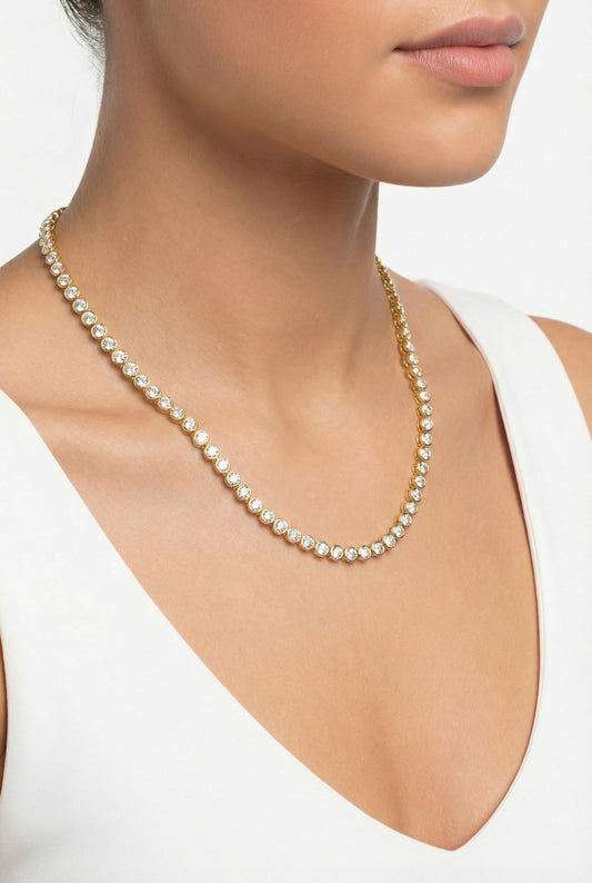 SOLAR NECKLACE- GOLD