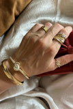 SUNRAY RING- SILVER PLATE