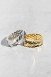 SUNRAY RING- SILVER PLATE
