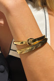 SUNRAY BANGLE- 14K GOLD PLATE