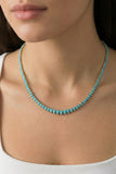 SYMPHONY TENNIS NECKLACE- TURQUOISE