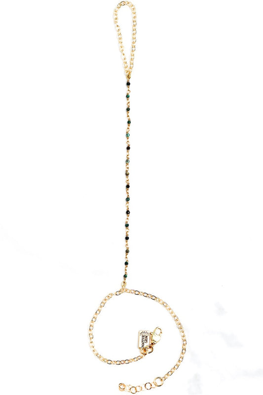 TINY TURQUOISE HANDCHAIN