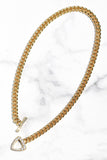 TRIOMPHE NECKLACE- 14K GOLD PLATE